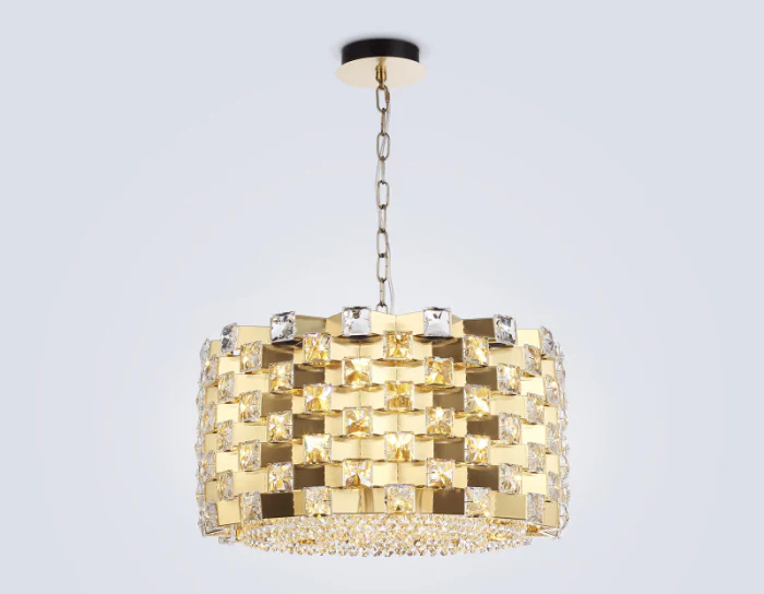 Подвесная люстра с хрусталем HIGH LIGHT AMBRELLA LIGHT LH41003
