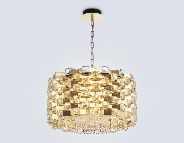 Подвесная люстра с хрусталем HIGH LIGHT AMBRELLA LIGHT LH41003