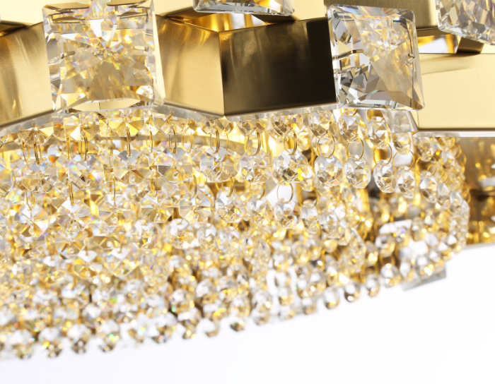 Подвесная люстра с хрусталем HIGH LIGHT AMBRELLA LIGHT LH41003