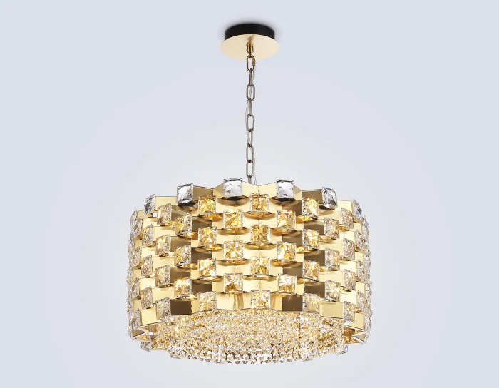 Подвесная люстра с хрусталем HIGH LIGHT AMBRELLA LIGHT LH41003