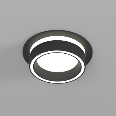 Точечный встраиваемый светильник NIKO DK2100-BK