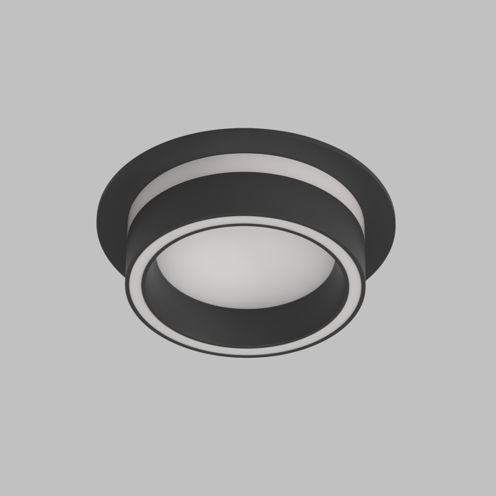 Точечный встраиваемый светильник NIKO DK2100-BK