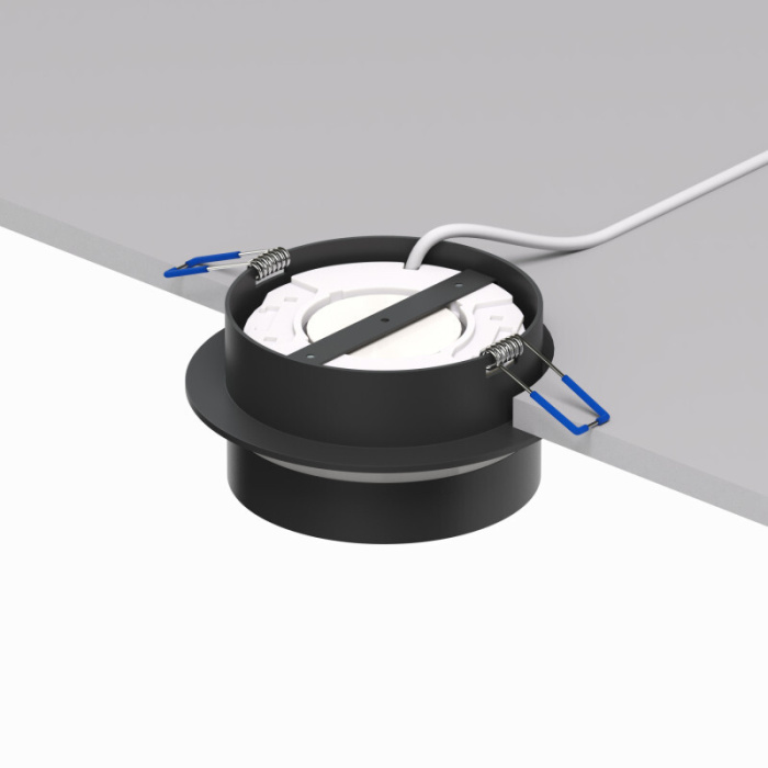 Точечный встраиваемый светильник NIKO DK2100-BK