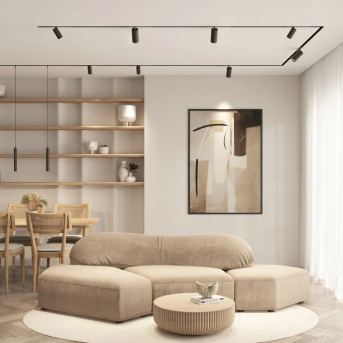 Трековый акцентный светильник SIMPLE SPOT DK8210-BK