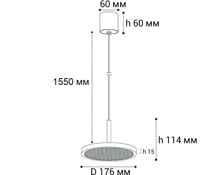 Подвесной светильник Italline IT08-8022 white 3000K