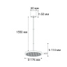 Подвесной светильник Italline IT08-8022 white 3000K