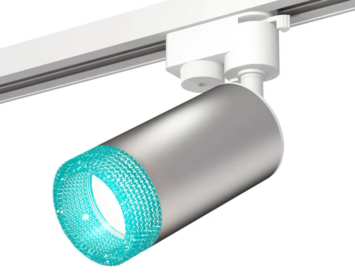 Комплект трекового однофазного светильника с композитным хрусталем Ambrella light XT6324002