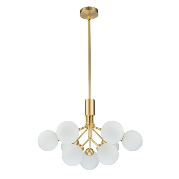 Люстра на штанге Belfast Bryson L-8130-6+3 BR GL