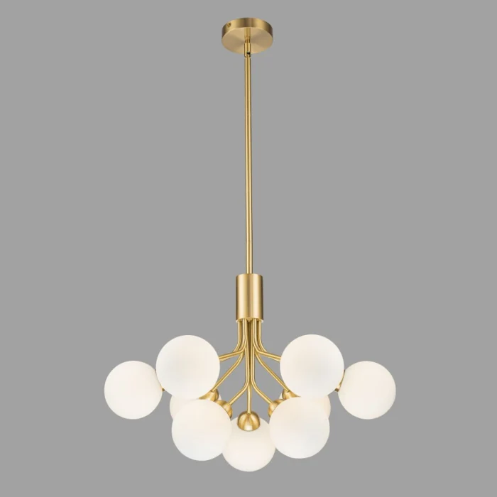 Люстра на штанге Belfast Bryson L-8130-6+3 BR GL