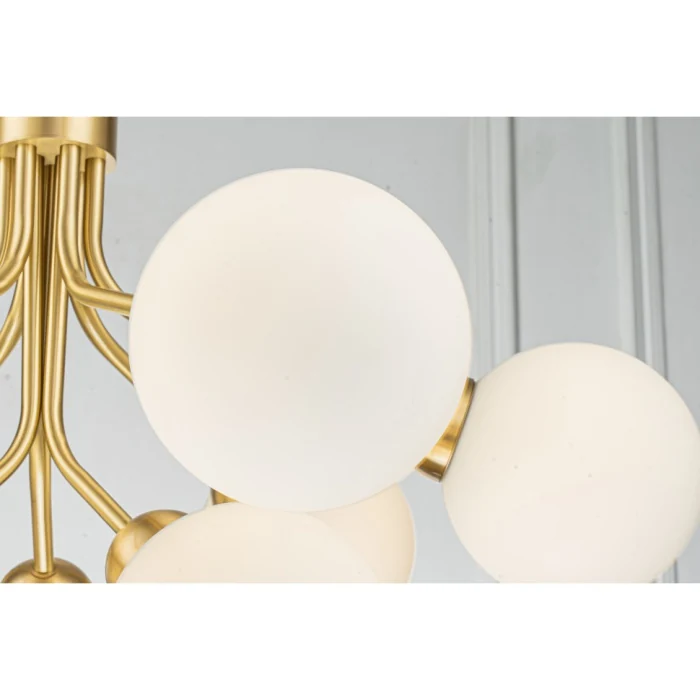 Люстра на штанге Belfast Bryson L-8130-6+3 BR GL