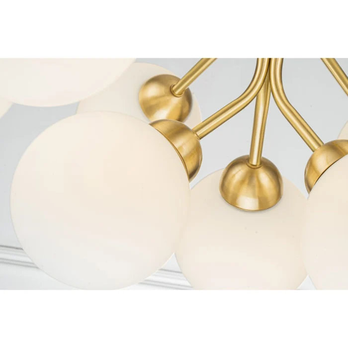 Люстра на штанге Belfast Bryson L-8130-6+3 BR GL