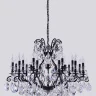 Люстра Crystal Lux MAGNIFICO SP19 BLACK/TRANSPARENT