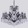 Люстра Crystal Lux MAGNIFICO SP19 BLACK/TRANSPARENT