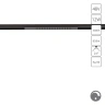 Магнитный трековый светильник Arte Lamp OPTIMA 0.1-10V A7496PL-1BK