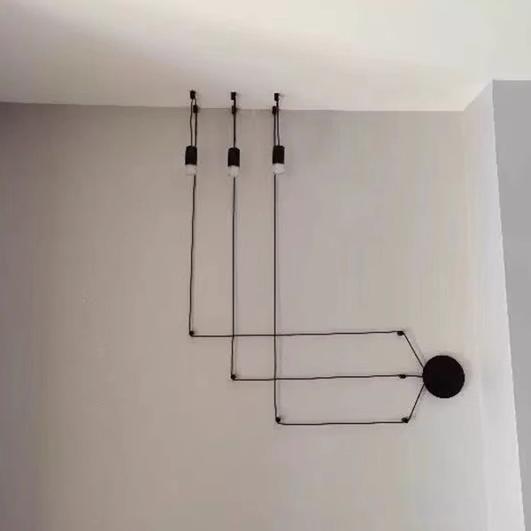 Подвесной светильник Via Wireflow polyhedral 0363 FreeForm Suspension lamp ImperiumLoft