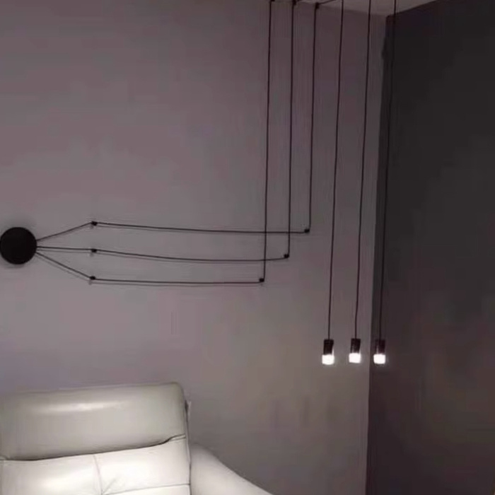 Подвесной светильник Via Wireflow polyhedral 0363 FreeForm Suspension lamp ImperiumLoft