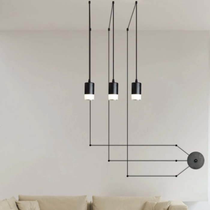 Подвесной светильник Via Wireflow polyhedral 0363 FreeForm Suspension lamp ImperiumLoft