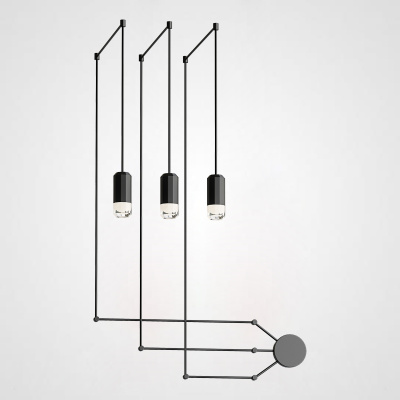 Подвесной светильник Via Wireflow polyhedral 0363 FreeForm Suspension lamp ImperiumLoft