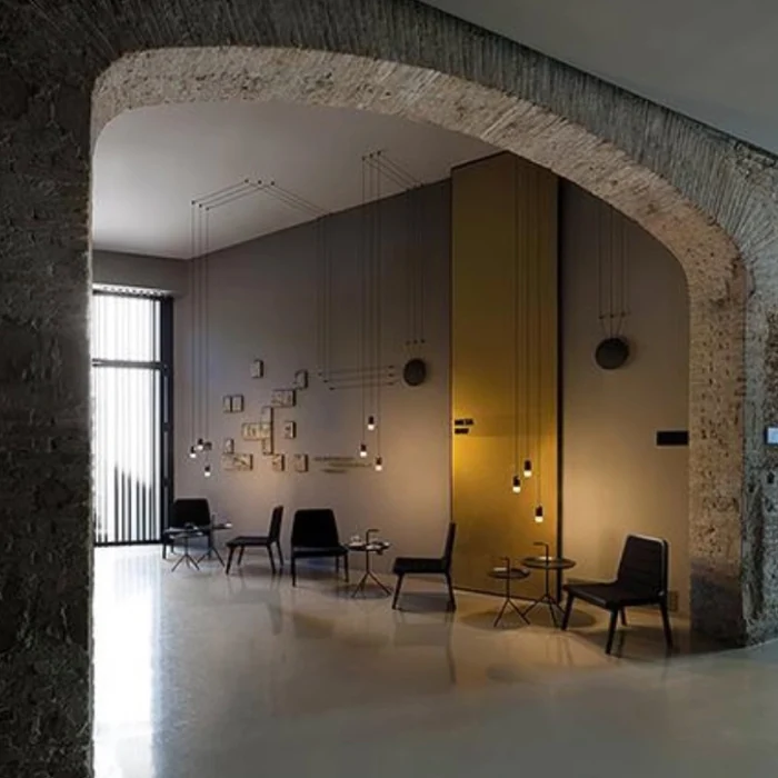 Подвесной светильник Via Wireflow polyhedral 0363 FreeForm Suspension lamp ImperiumLoft