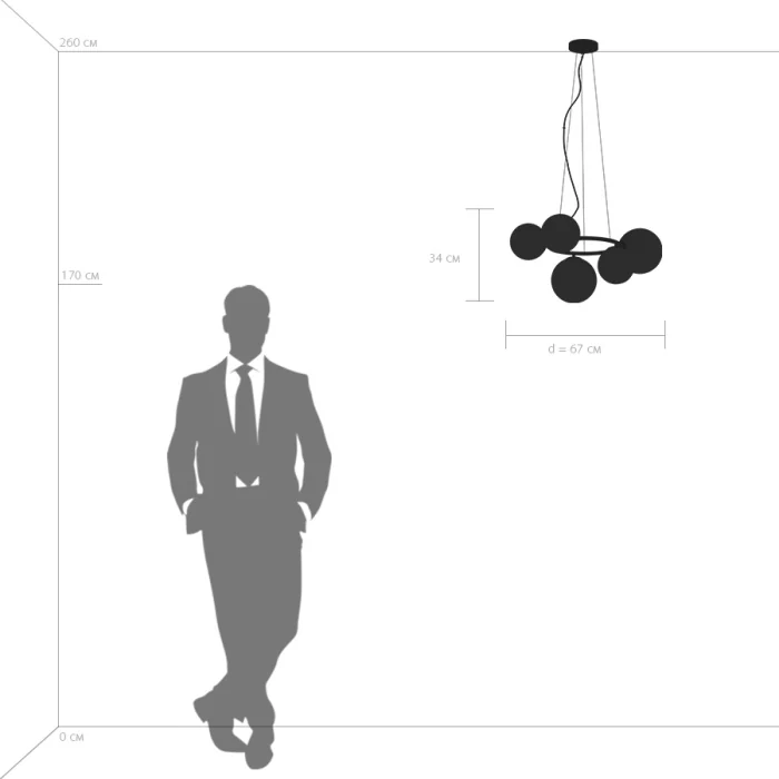 Подвесная люстра GLOBO LIGHTSTAR 815057