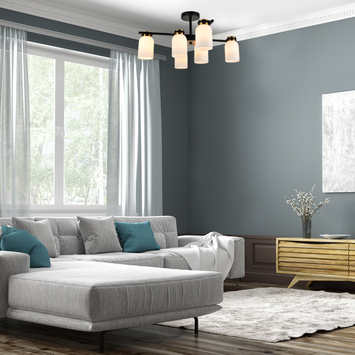 Потолочная люстра на штанге MADISON ESCADA 1151/6P