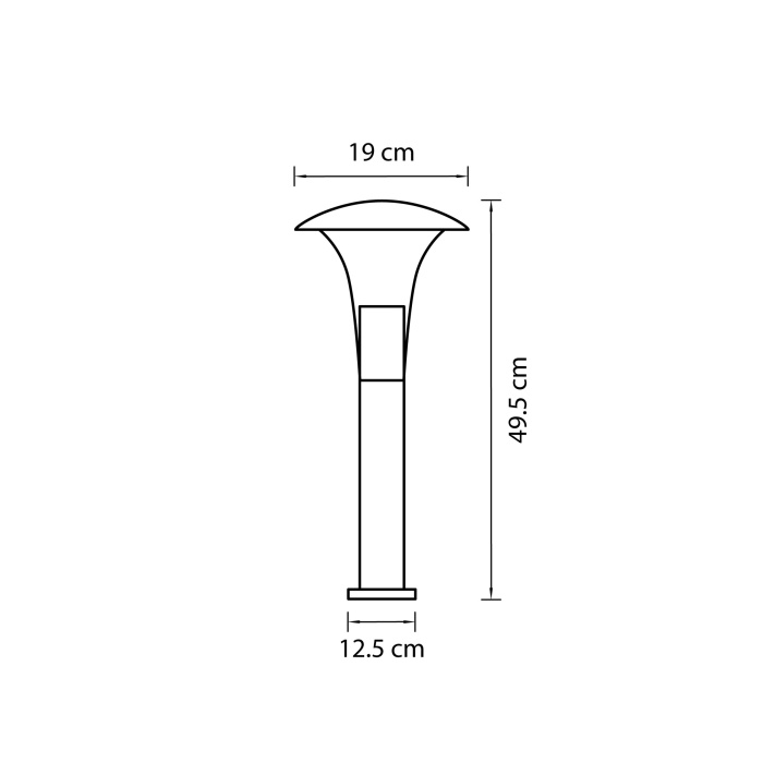 Наземный уличный светильник LIGHTSTAR 378937