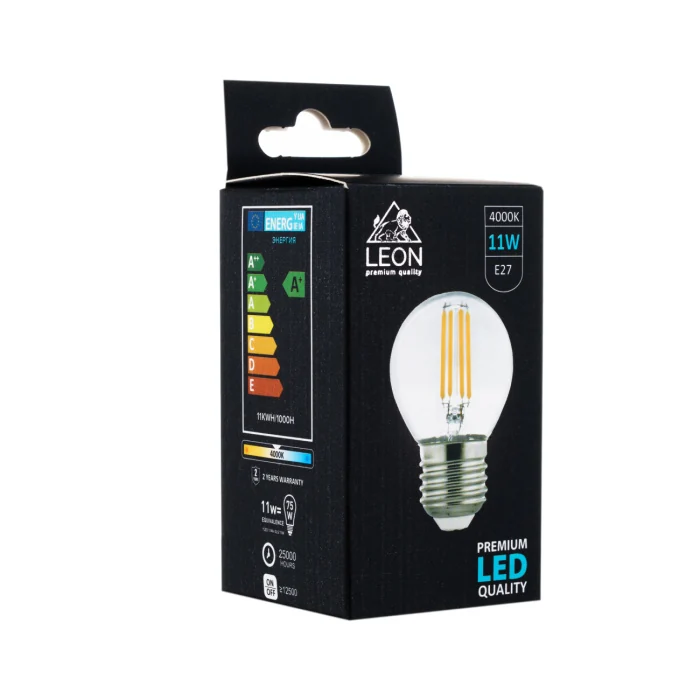 Светодиодная лампа Leon LE-G45-11W-4000K-E27/CL