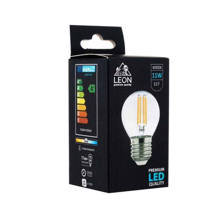 Светодиодная лампа Leon LE-G45-11W-4000K-E27/CL