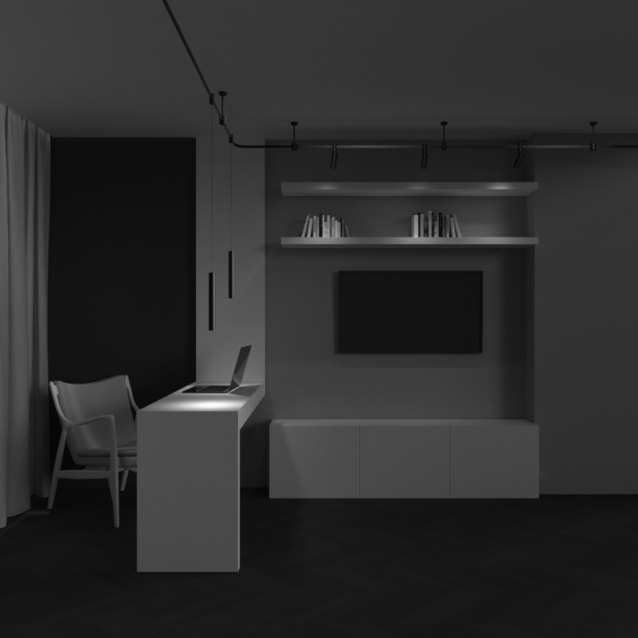 Трековый подвесной светильник Maytoni Focus LED TR155-1-5W3K-B