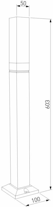 Уличный столб Elektrostandard Techno led 4690389168796