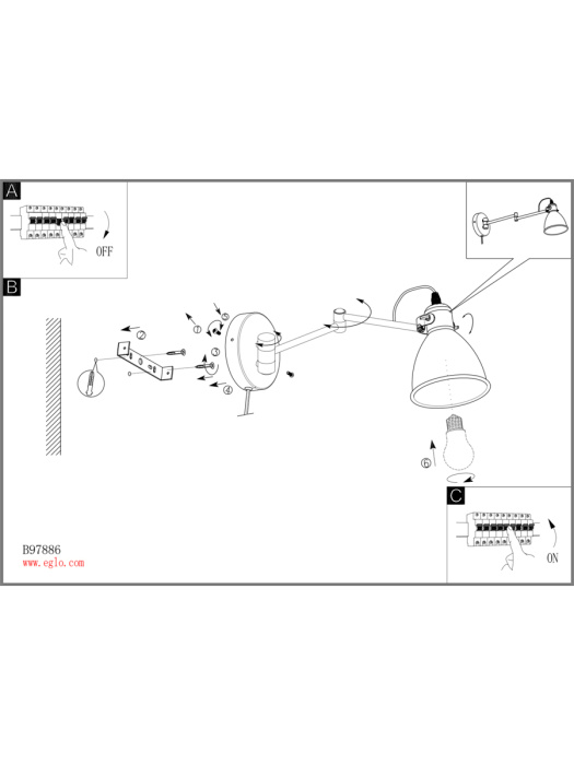 Бра EGLO SAN PERI 97886