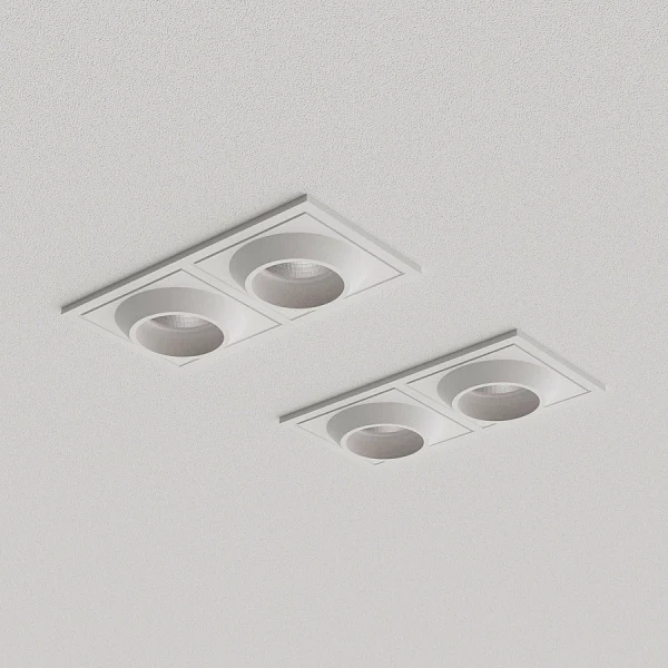 Встраиваемый светодиодный светильник Ledron GIZA SQ2 White