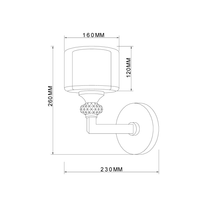 Бра VL1054W01 Vele Luce
