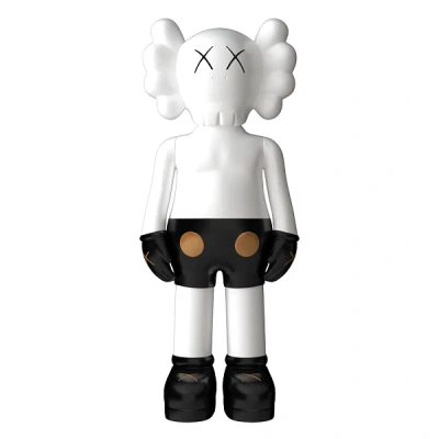 Дизайнерская статуэтка копилка Ledron Kaws Companion 93D white