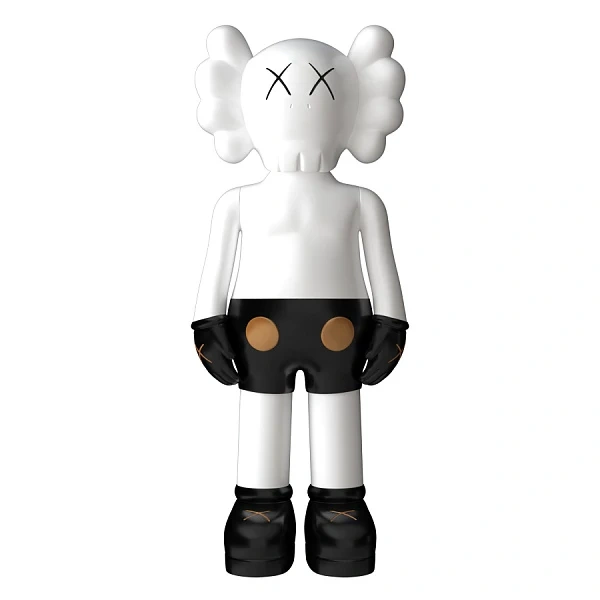 Дизайнерская статуэтка копилка Ledron Kaws Companion 93D white