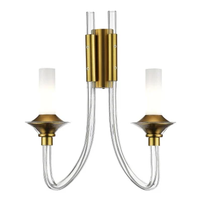 Бра ST-Luce Золотистый/Белый E14 2*40W SL1241.201.02