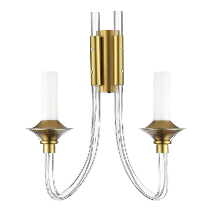 Бра ST-Luce Золотистый/Белый E14 2*40W SL1241.201.02