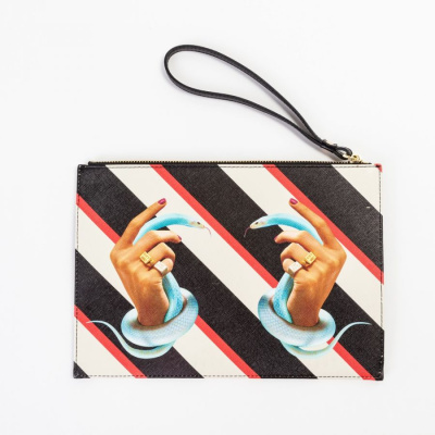 Клатч Seletti Hand with Snakes 2586