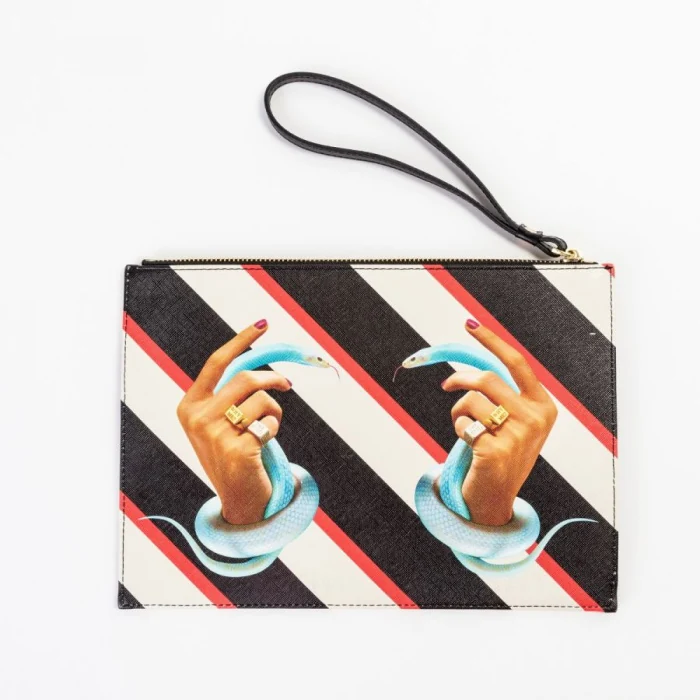 Клатч Seletti Hand with Snakes 2586