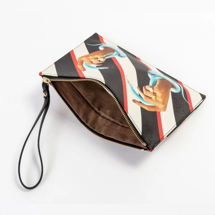 Клатч Seletti Hand with Snakes 2586