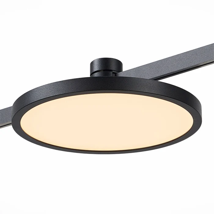 Магнитный трековый светильник FARM Черный LED 1*10W 4000K 500Lm Ra80 120 IP20 D168xH54 ST818.446.12