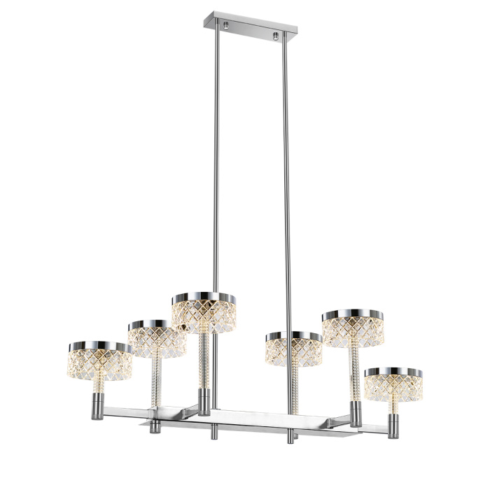 Подвесная люстра Delight Collection Diamond cut MD21020075-6B chrome
