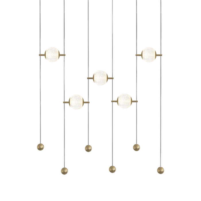 Подвесной светильник Delight Collection MD24083005 MD22001013-5AY-001 gold