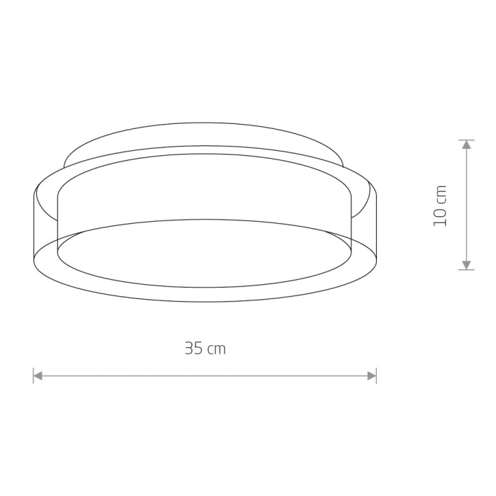 Потолочный cветильник Nowodvorski Pan Led Chrome 8174