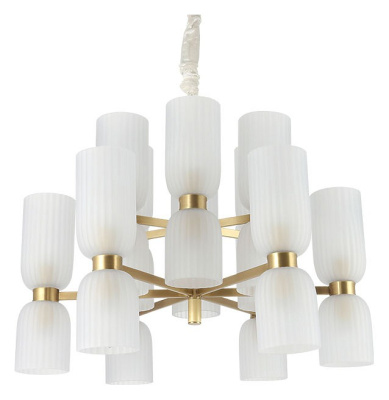 Люстра 3646+6/C brass Newport