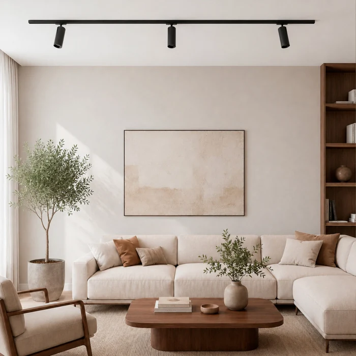 Светильник трековый Черный LED 1*20W 4000K 1 800Lm Ra>90 24 IP20 DxH- 220V ST382.446.20.TRIAC