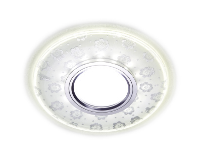 Встраиваемый точечный светильник MR16 со светодиодной подсветкой Ambrella light S170 CL/CH