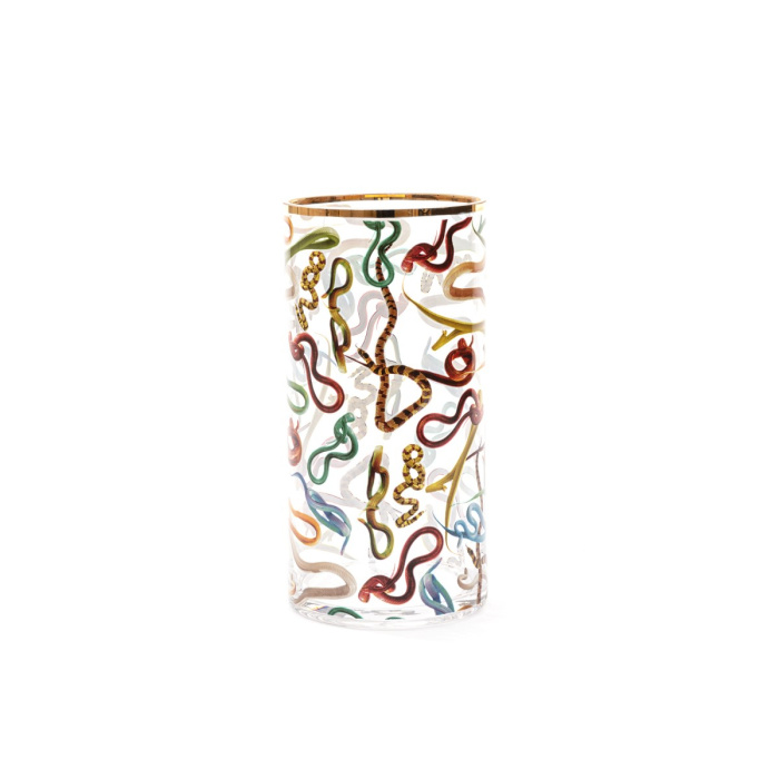Ваза Seletti Toiletpaper Glass Vase 14171