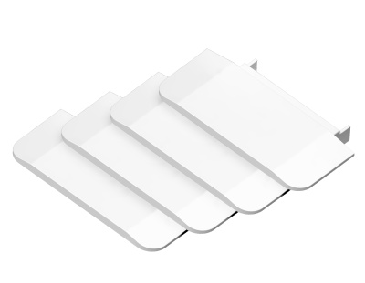 Заглушка для встраиваемого алюминиевого профиля GP1100 (комплект 4шт) Ambrella light GP8140