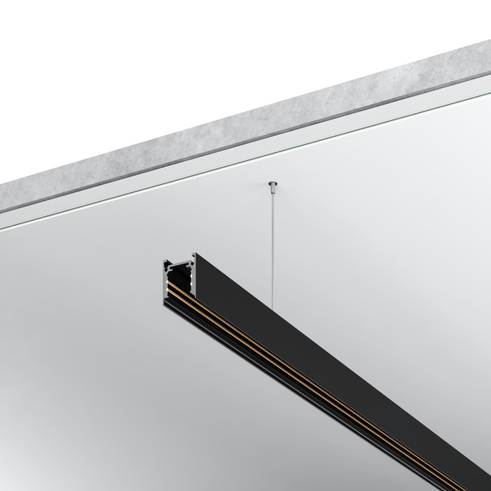 Шинопровод магнитный накладной ST-Luce Черный Длина 3 000мм ST1003.439.00